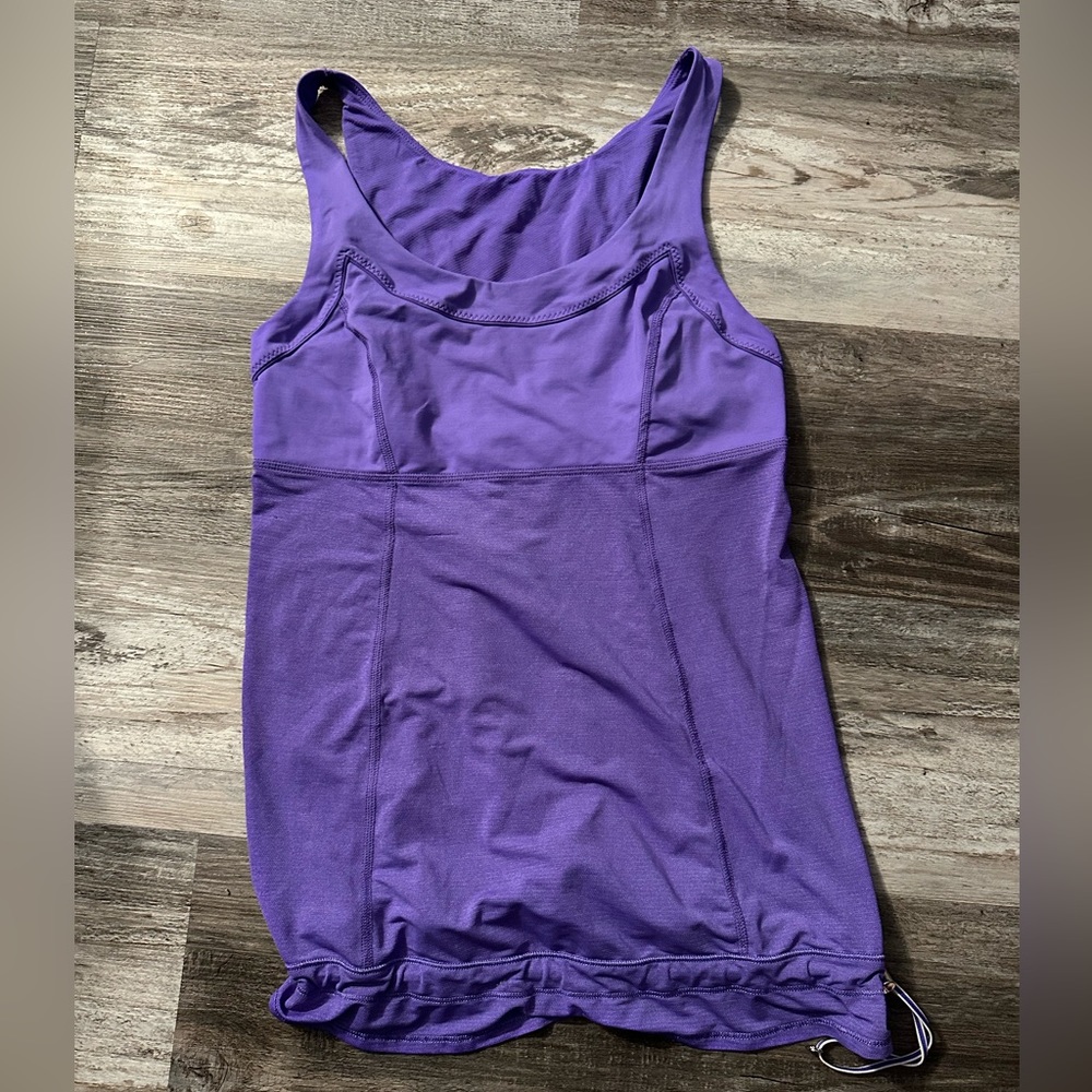 Lululemon tank top with adjustable drawstring